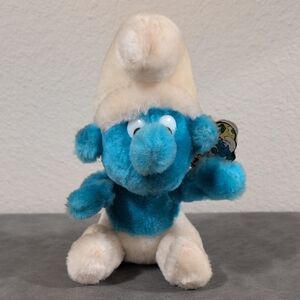 Blue and Cream Plush Toy